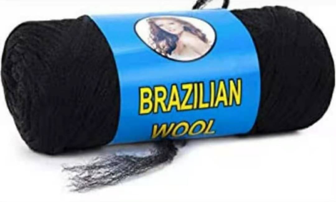 Brazilian wool. laine bresilienne noire naturelle,acrylique tresses au crochet, fausses dreadlocks,extensions de tresses.