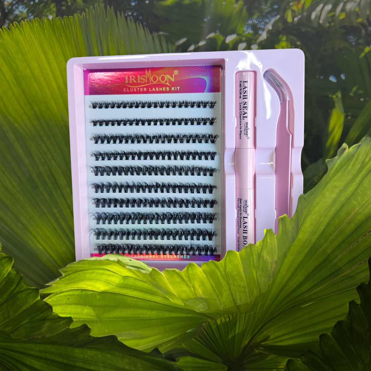 Cluster lashes kit. 40p mix, 8-16mm.