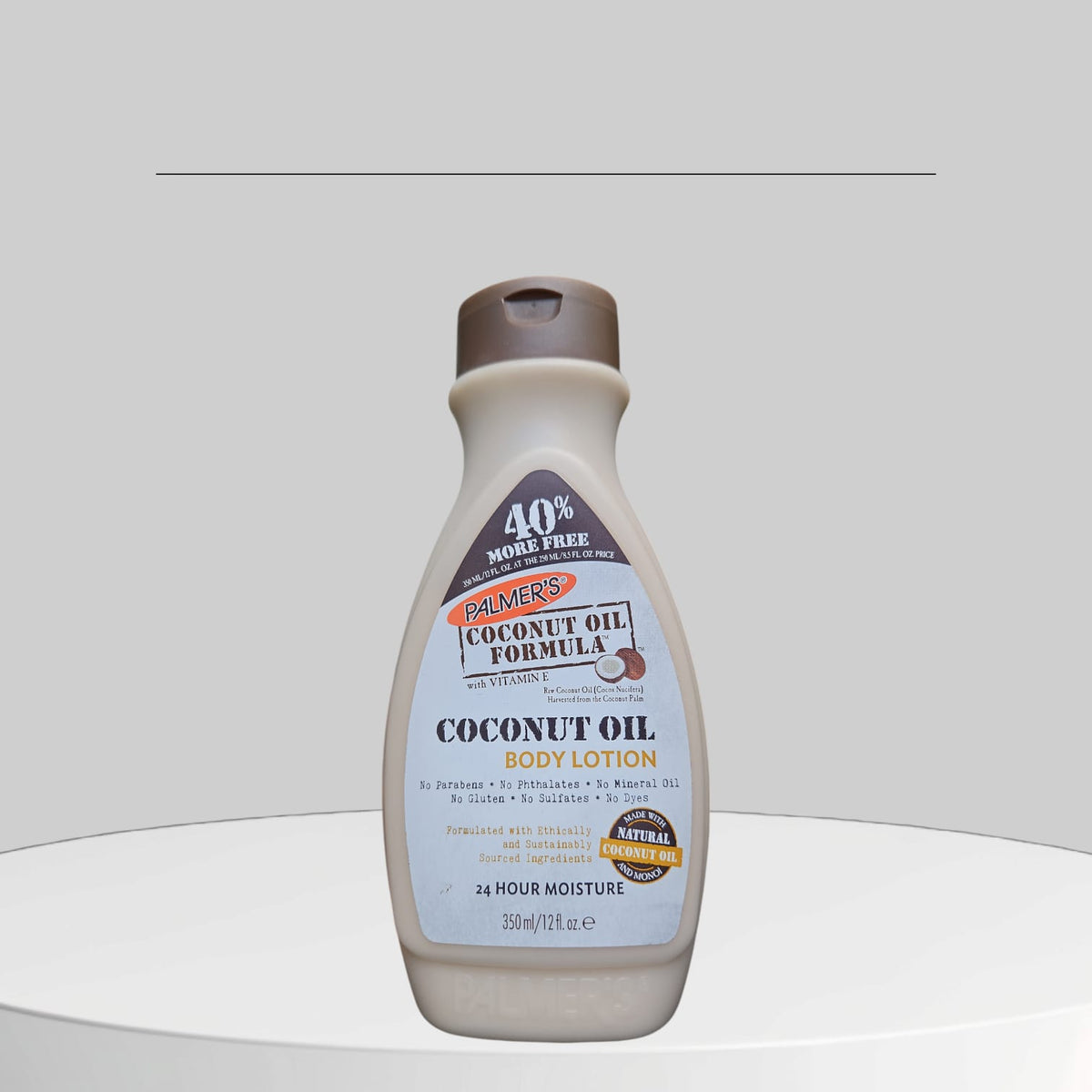 Palmer's lotion corporelle a I'huile de coco,hydratation 24 heures. 350ml.