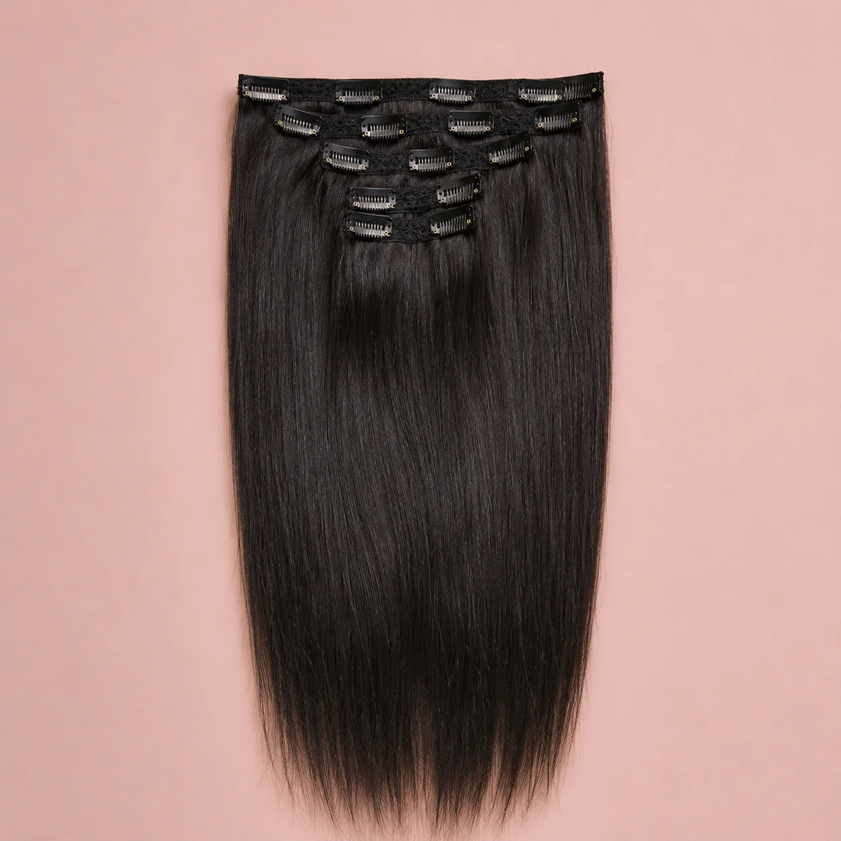 Clips In Bande – Extensions à Clips 100 % Naturelles, lots de 5 pièces