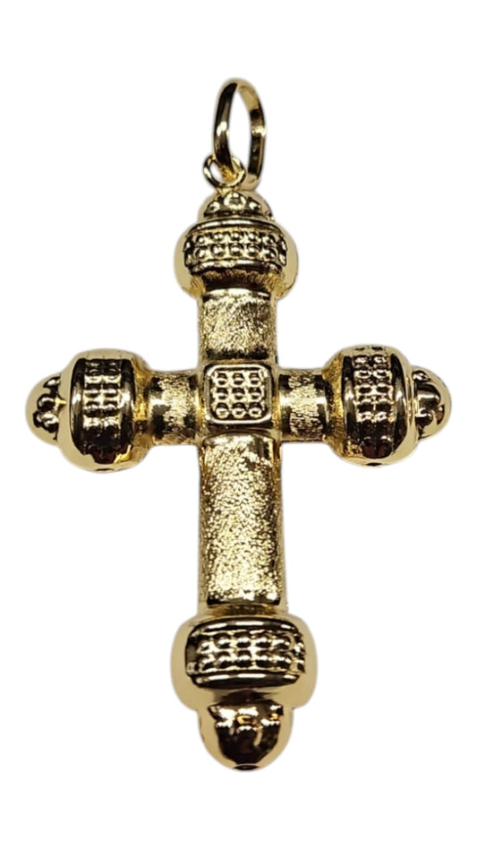 Grandec pendant en couler or en croix.