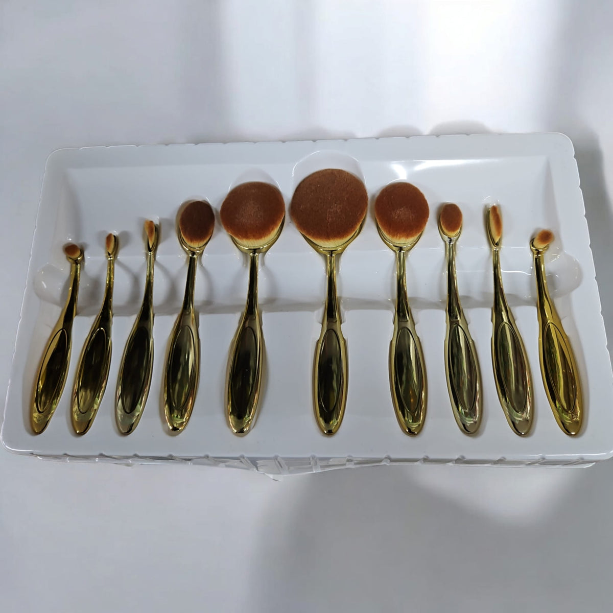 Ensemble de pinceaux 10pcspour fond de teint multi-usage  pour le maquilage.
