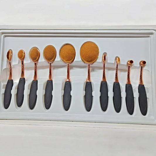 Ensemble de pinceaux 10pcspour fond de teint multi-usage  pour le maquilage.