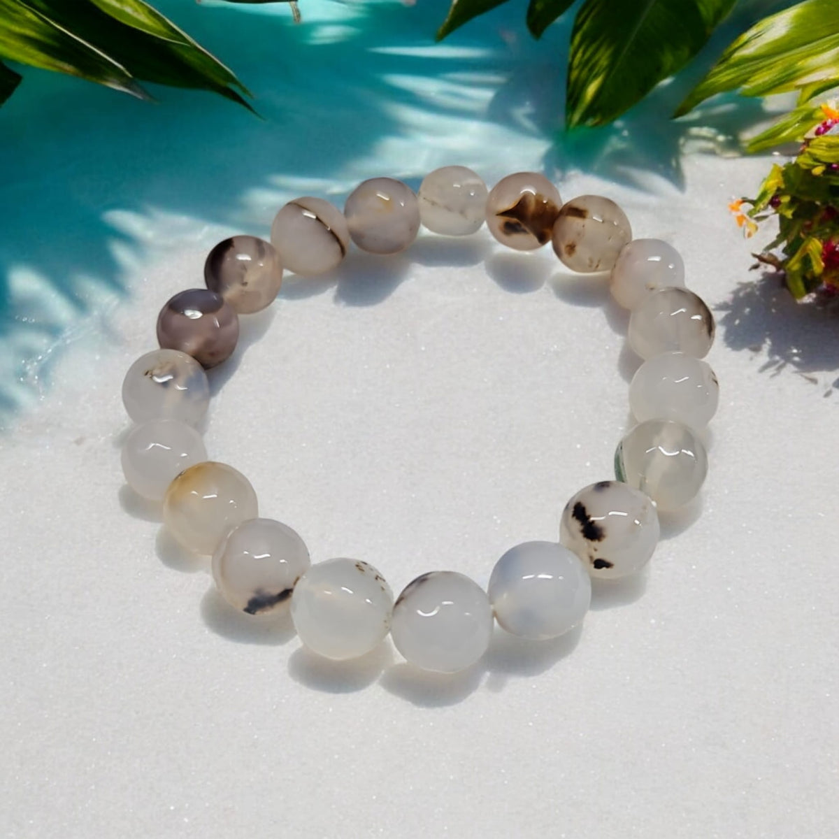 Bracelet perles en pierres naturelle.