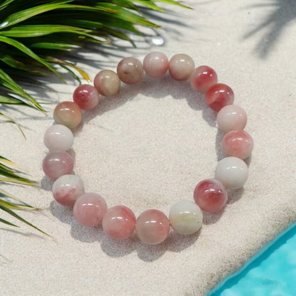 Bracelet perles en pierres naturelle.