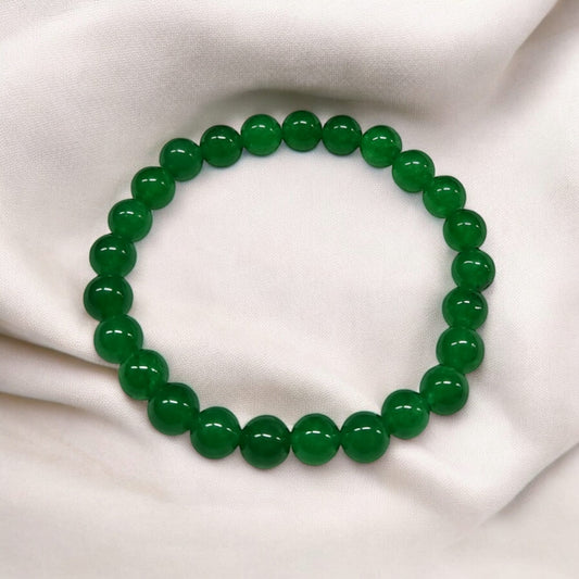 Naturelle perles verte.  20cm.