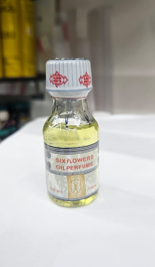 Parfum six flower oil a l energie spirituelle.  18ml.