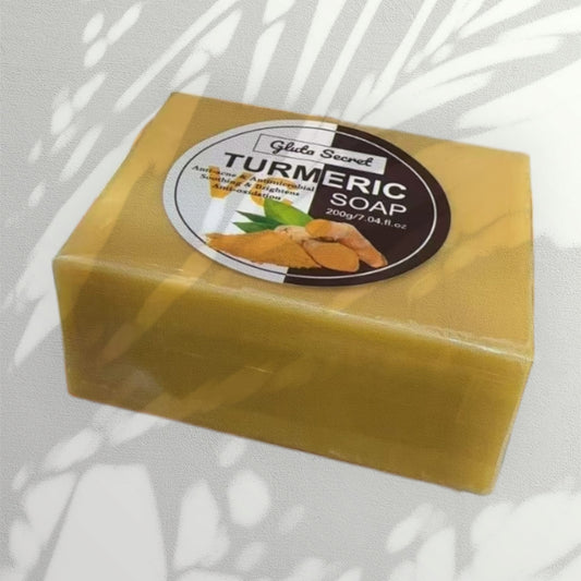 Gluta secret,   savon au curcuma anti-acne et eclaircissant.
