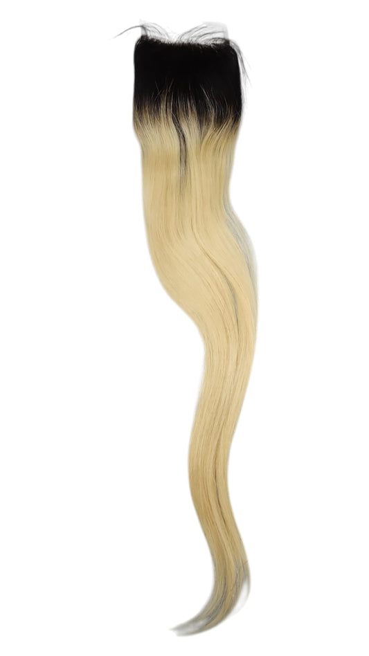 Closure donor 100% naturel lisse   sans raie.