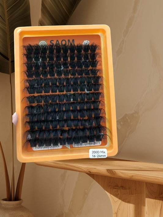 Extension de cils en touffes extensions,cils individuels. 200D mix 16-24