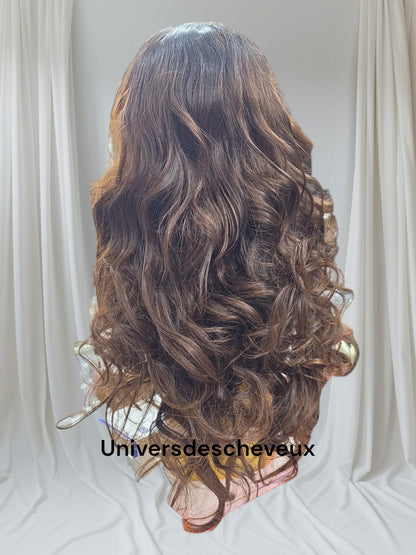 Donneur 100% naturelle, bouncy curl, 1b/brown,  350g.