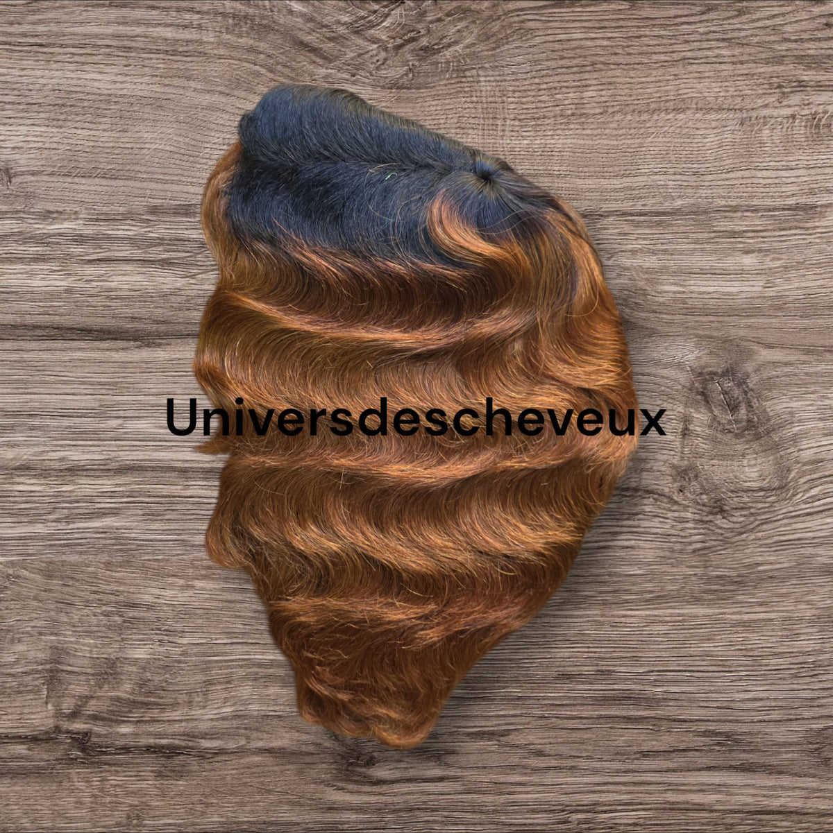 Perruque semi-naturelle, body wave court plat,  couleur naturelles.