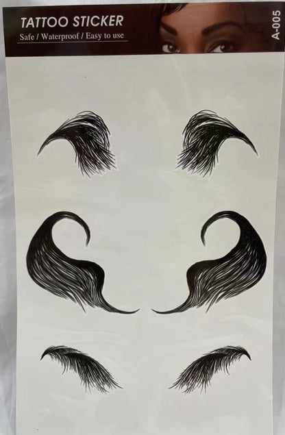 Tatouage autocollant sur impermeable et facile a utiliser.