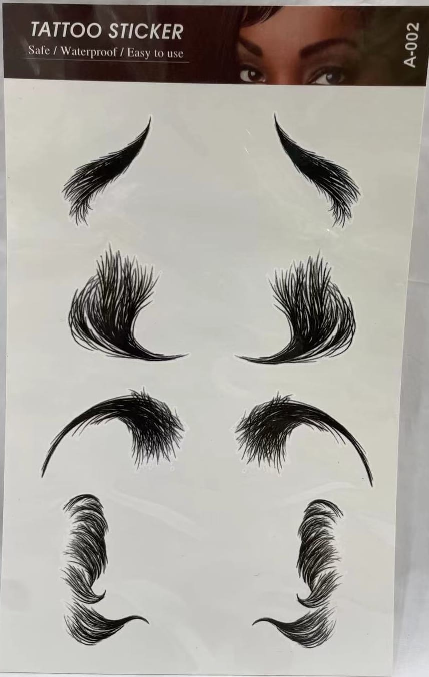 Tatouage autocollant sur impermeable et facile a utiliser.