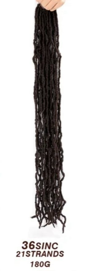Extension crochet en fausses locks longue.
