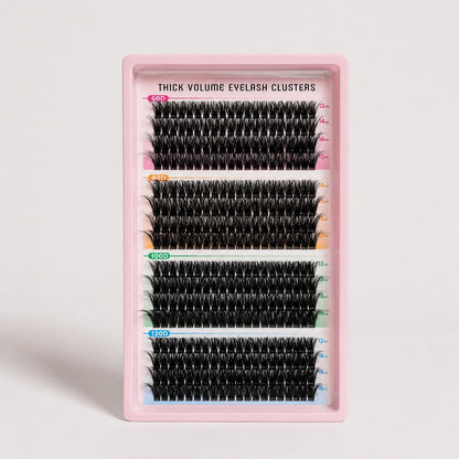FAUX CILS - touffes de cils volumineuses