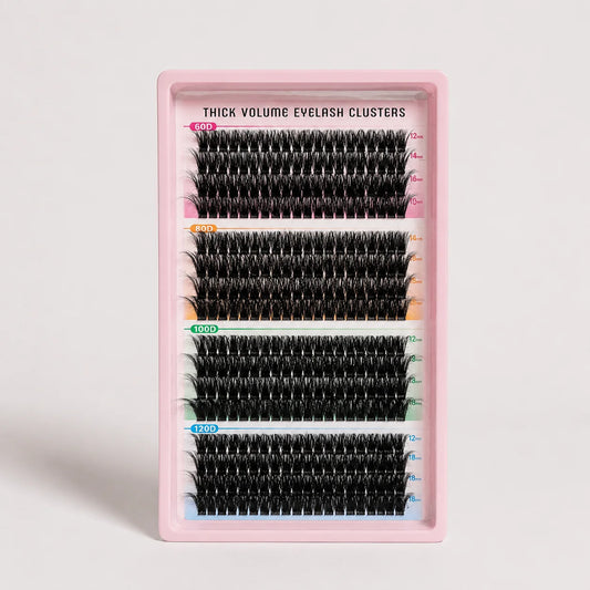 FAUX CILS - touffes de cils volumineuses
