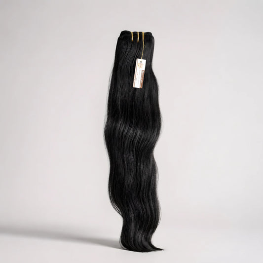 Tissage : mèche 100% raw india single draw